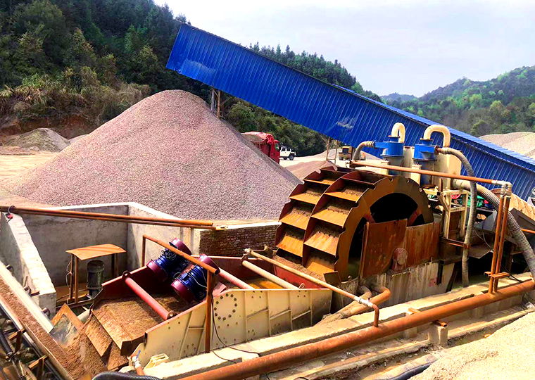安徽河卵石制砂生產線300噸/時